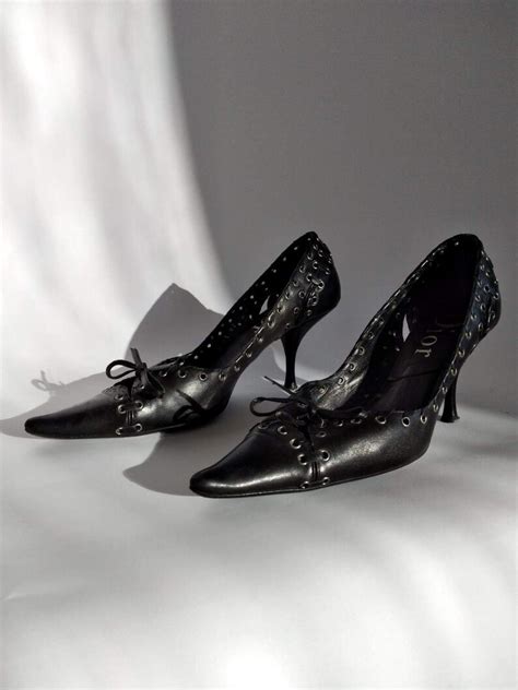 dior flat pumps pointed|vintage dior pumps.